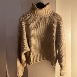 Oatmeal Chunky Knit Sweater